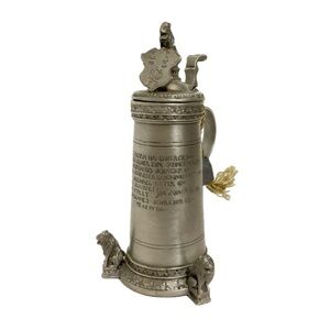 Miniature Pewter German Beer Stein - Goebel Museum Collection